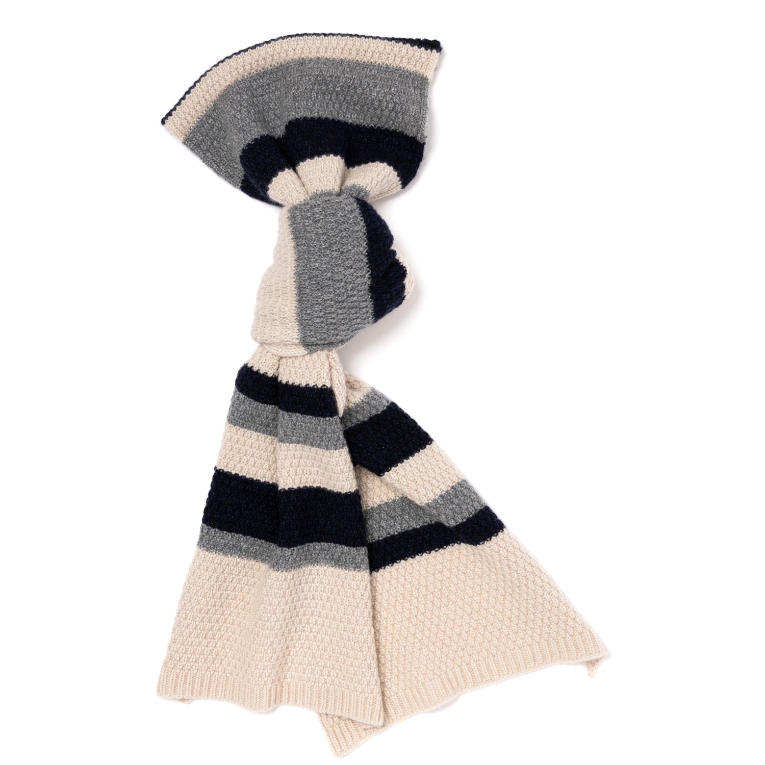 Exclusively for Michael Jondral: Scarf "College" made from pure Scottish Cashmere